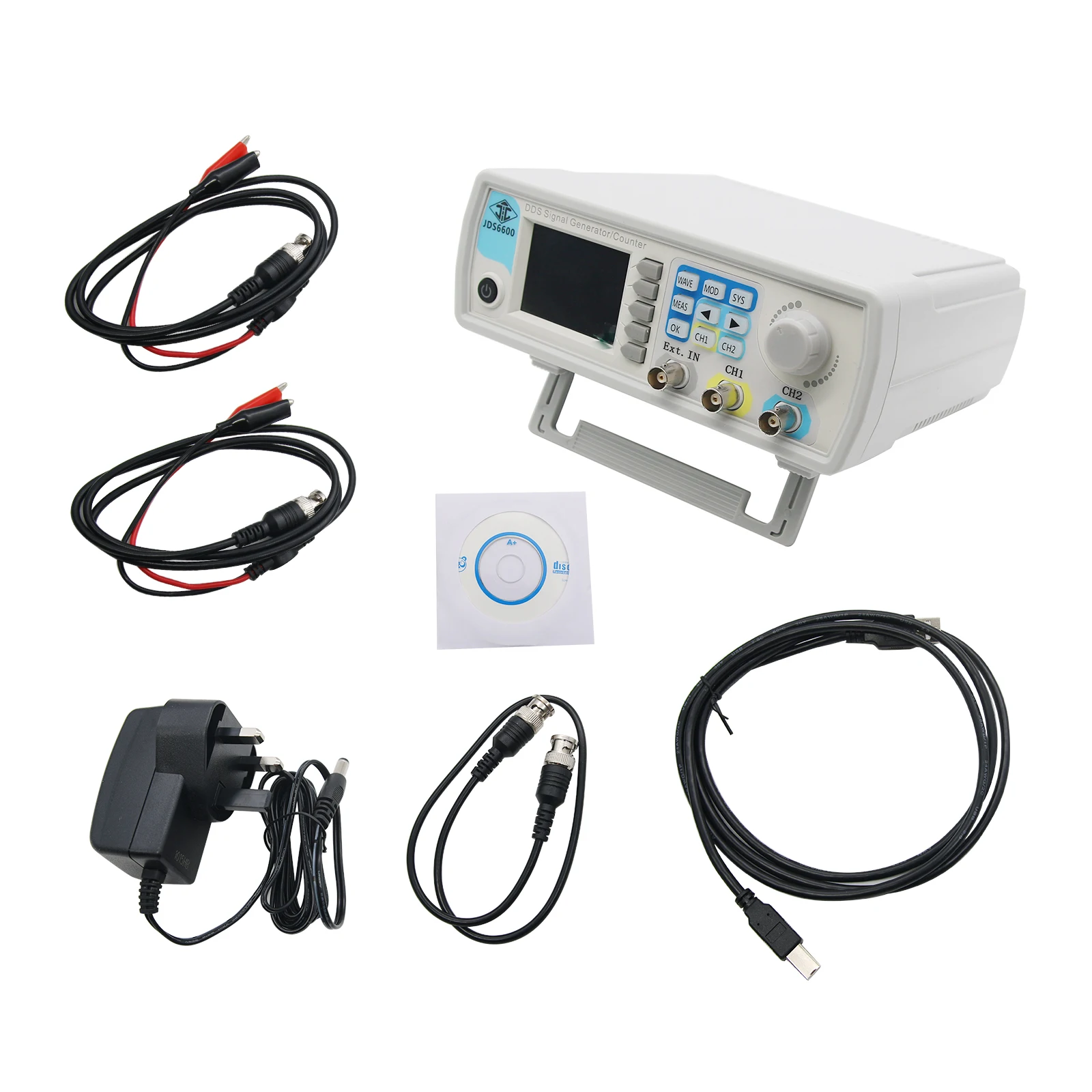 Function Arbitrary Waveform Generator - ผลิตภัณฑ์ระดับพรีเมียม 2026 JDS6600 เครื่องกำเนิดสัญญาณดิจิตอล DDS ควบคุมด้วยระบบดิจิตอล