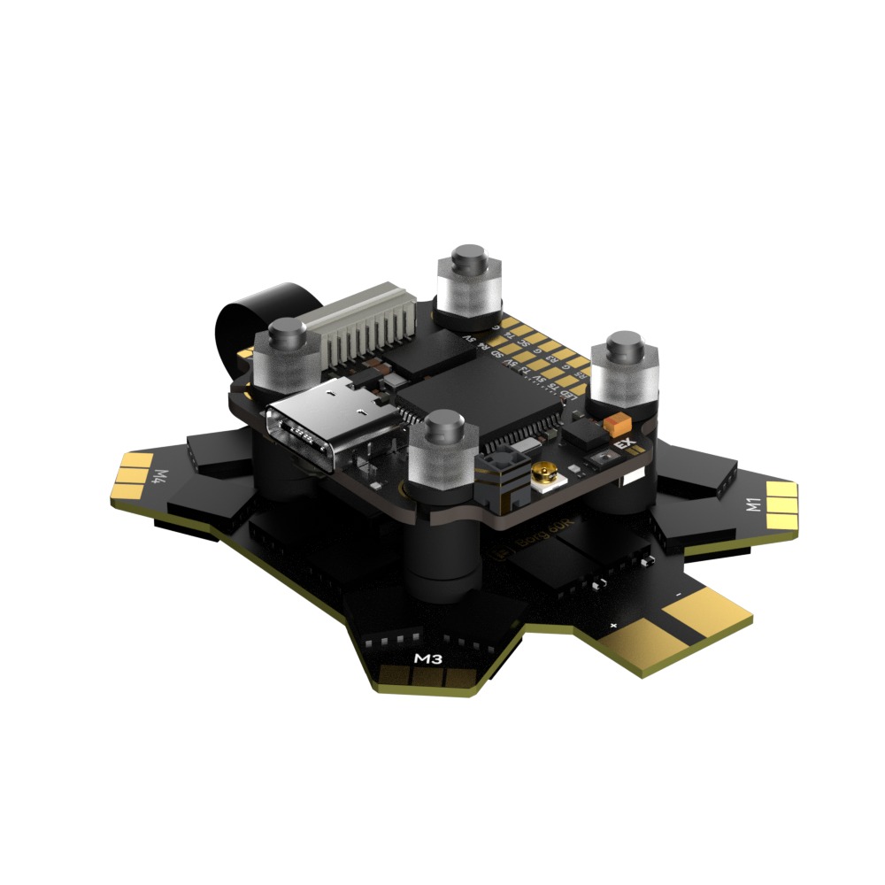 ชุดควบคุมการบิน Borg Mini F7 S - Fpv Flight Controller F7 Stack 60A บทวิจารณ์และราคา