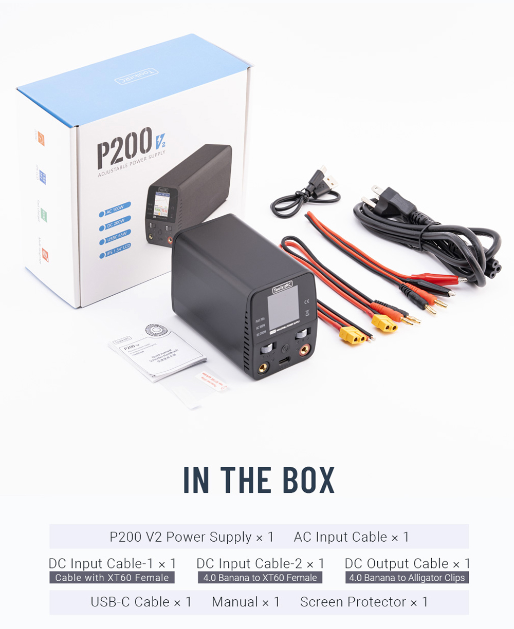 ToolkitRC P200 V2 แหล่งจ่ายไฟอ - Programmable Dc Power Supply 30V 10A บทวิจารณ์และราคา