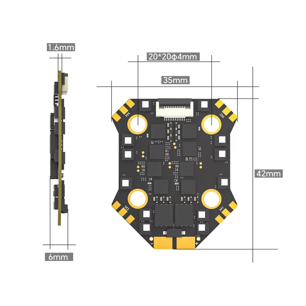 iFlight Borg Mini F7 ชุดควบคุม - Fpv Flight Controller F7 Stack 60A บทวิจารณ์และราคา