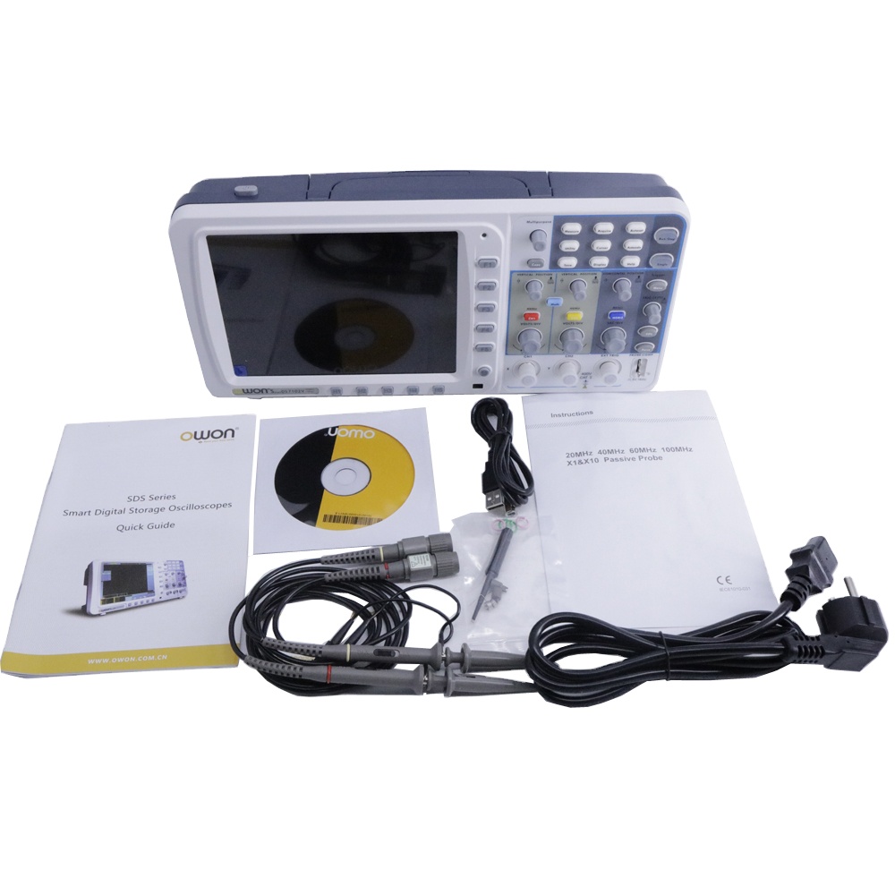 ออสซิลโลสโคปดิจิตอล OWON SDS71 - Digital Storage Oscilloscope 100Mhz บทวิจารณ์และราคา